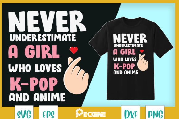 A Girl Who Loves Kpop and Anime Graphics