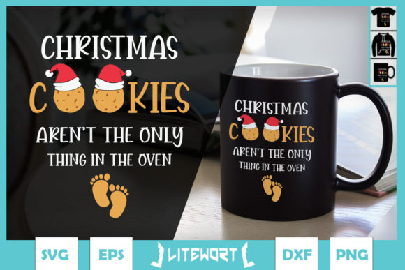 Christmas Pregnancy Baby Reveal Graphics and Crafts
