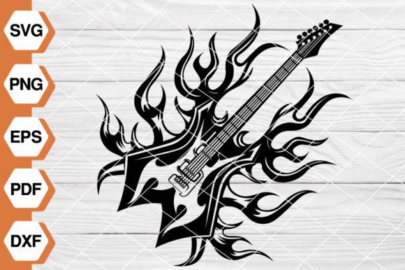 Electric Guitar Graphics & Illustrations