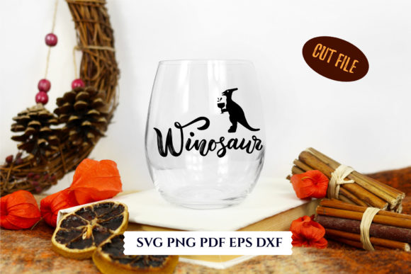 Funny Wine Quotes Winosaur with Dinosaur Graphics