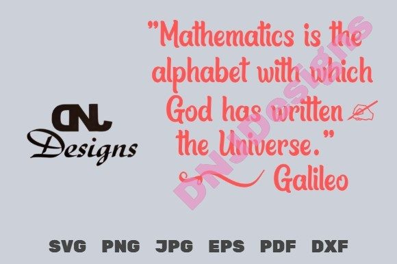 Galileo Mathematics Cut File Pack