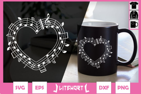 Music Notes for Graphics and Crafts