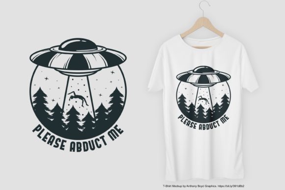 Please Abduct Me Graphics & Print Templates